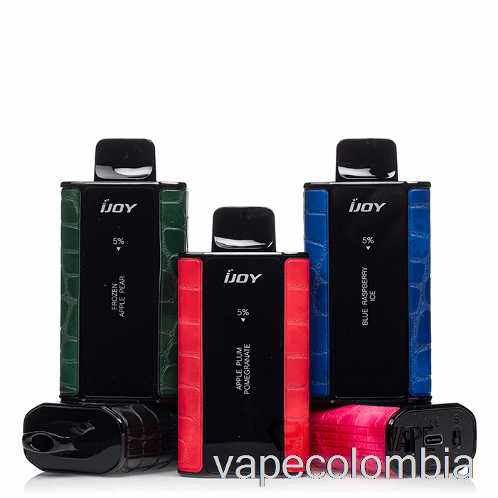 Vape Recargable Ijoy Capitán 10000 Bayas Azules Desechables